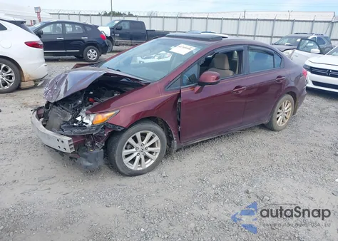 2012 Honda Civic Ex z USA, uszkodzony, nr VIN 19XFB2F81CE055436